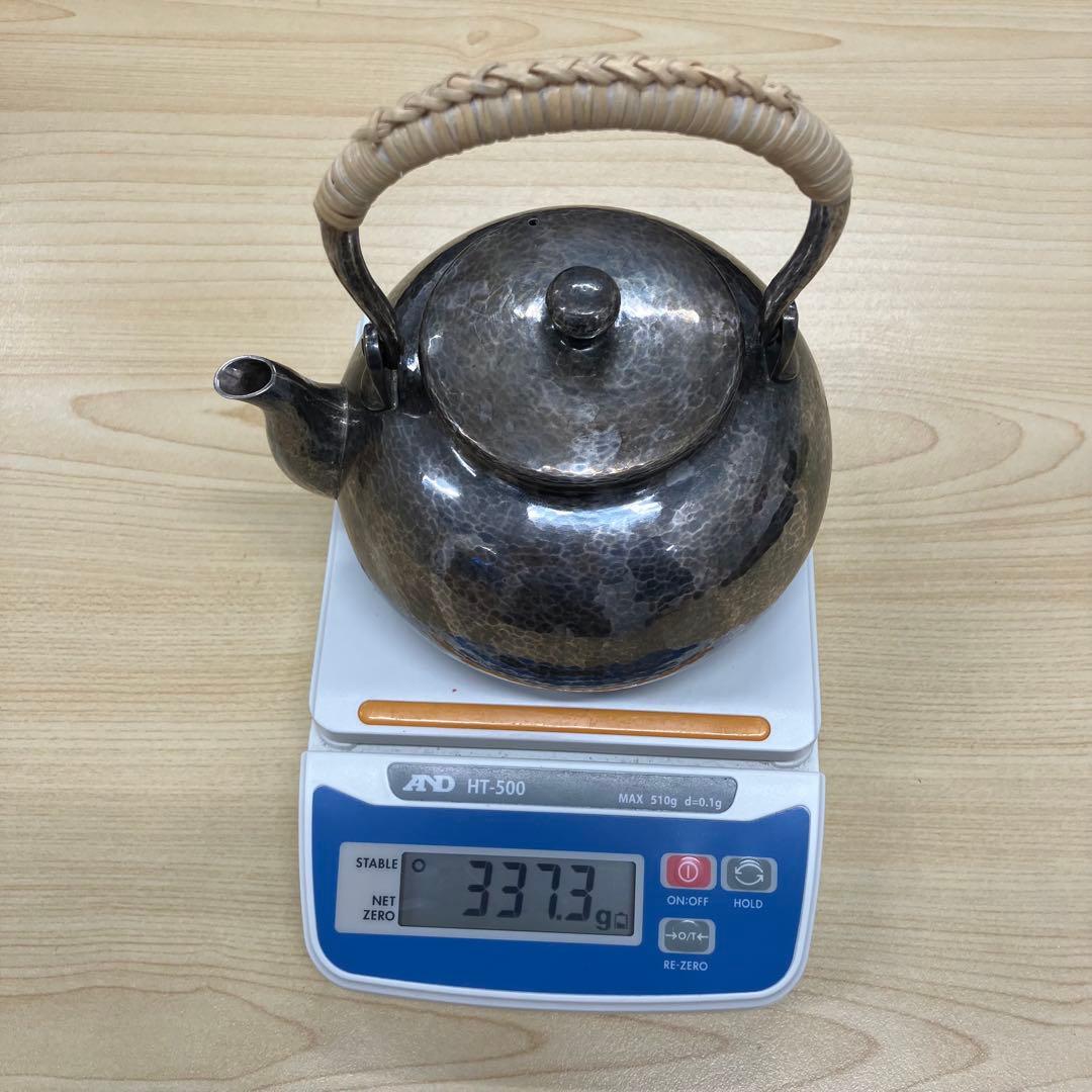 【純銀製】玉川堂　銀瓶　金属工芸品