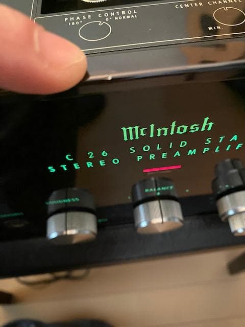 Mcintosh プリアンプC26