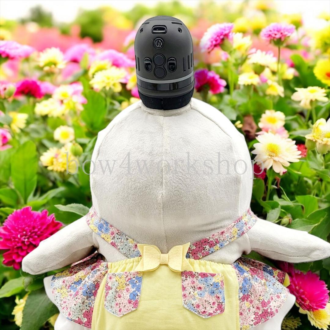 LOVOT ラボットの服ハンドメイド リバティ柄サロペットパンツ （イエロー）