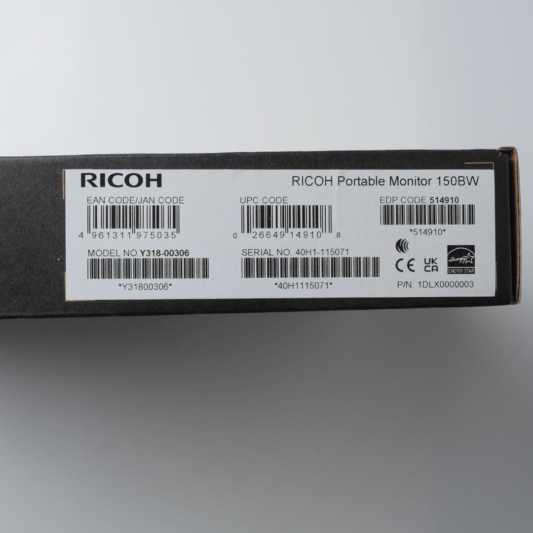 RICOH Portable Monitor 150BW 本体