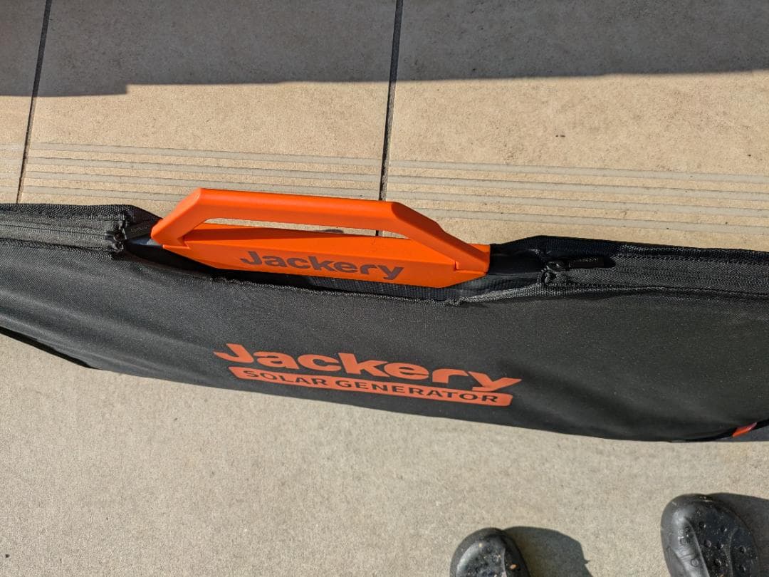 ほぼ未使用JackerySolarSage80両面発電ソーラーパネルIP68防水