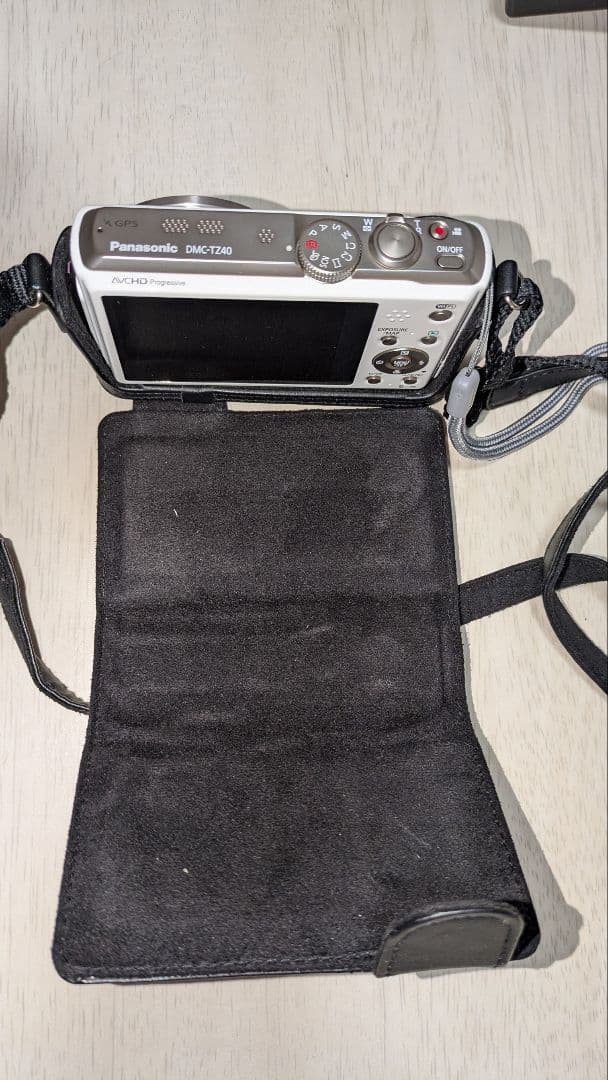 Panasonic DMC-TZ40 デジタルカメラ 専用純正ケース装着