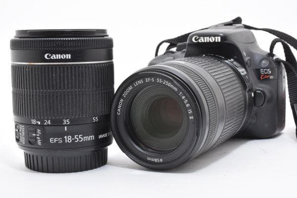 キャノン Canon EOS Kiss X7 ダブルズームキット バッテリーx２