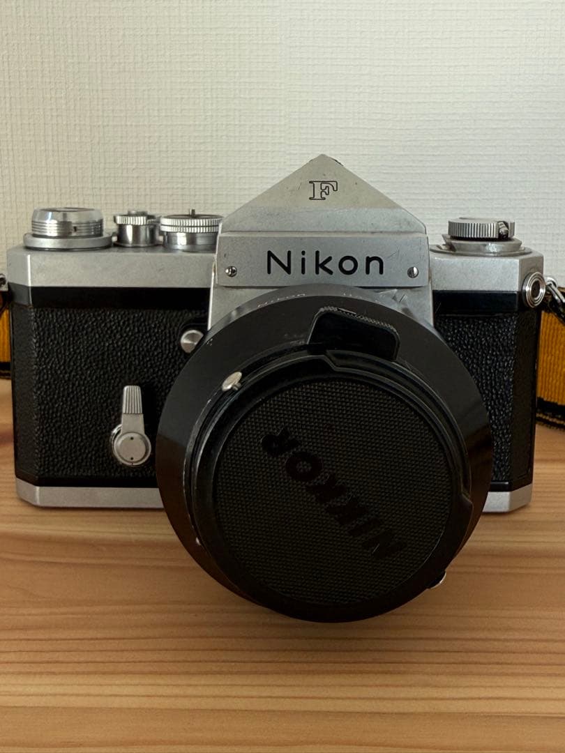 【希少・660万台】Nikon F アイレベル シルバー レンズ付 富士山