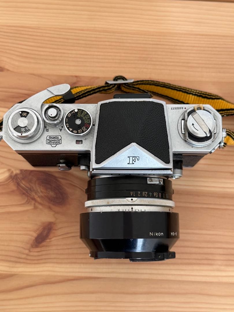 【希少・660万台】Nikon F アイレベル シルバー レンズ付 富士山