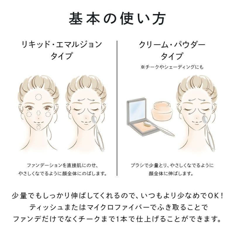 アーティス メイクアップブラシ エリート コレクション オーバル7 4G 軽量化