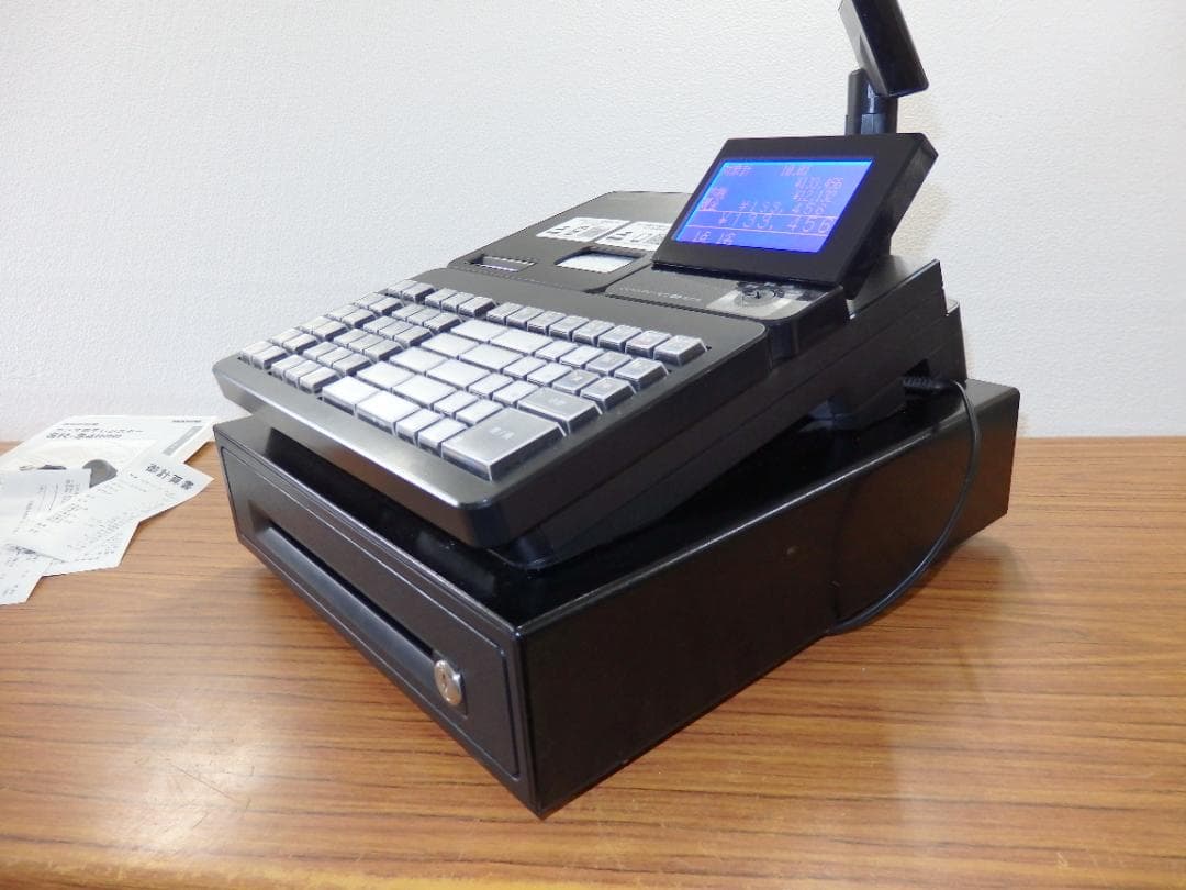 8130 設定無料カシオ SR-S4000-20S BK レジスター 20部門
