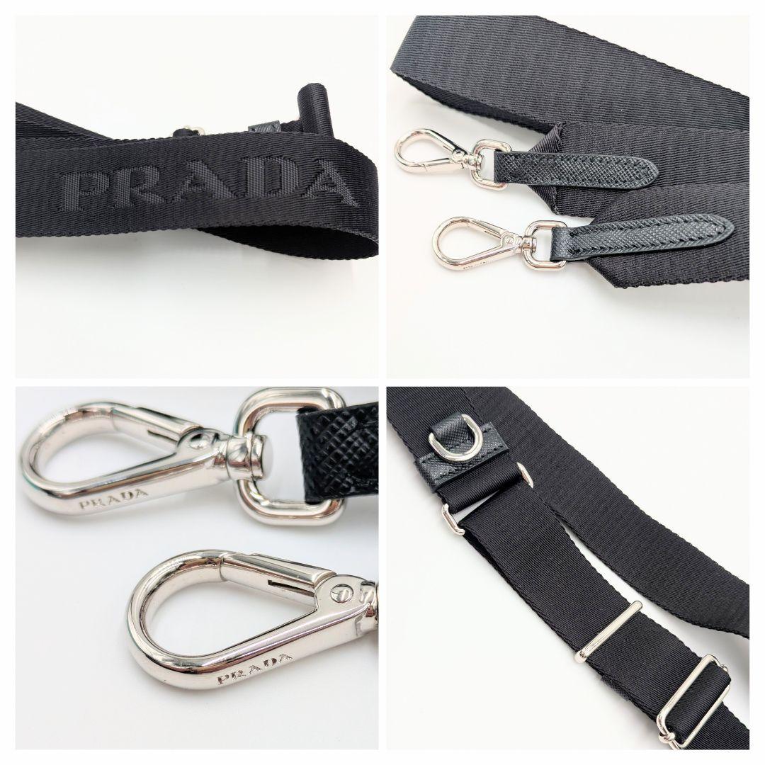美品☆PRADA　iPhone16 PRO　スマホケース　ストラップ付き