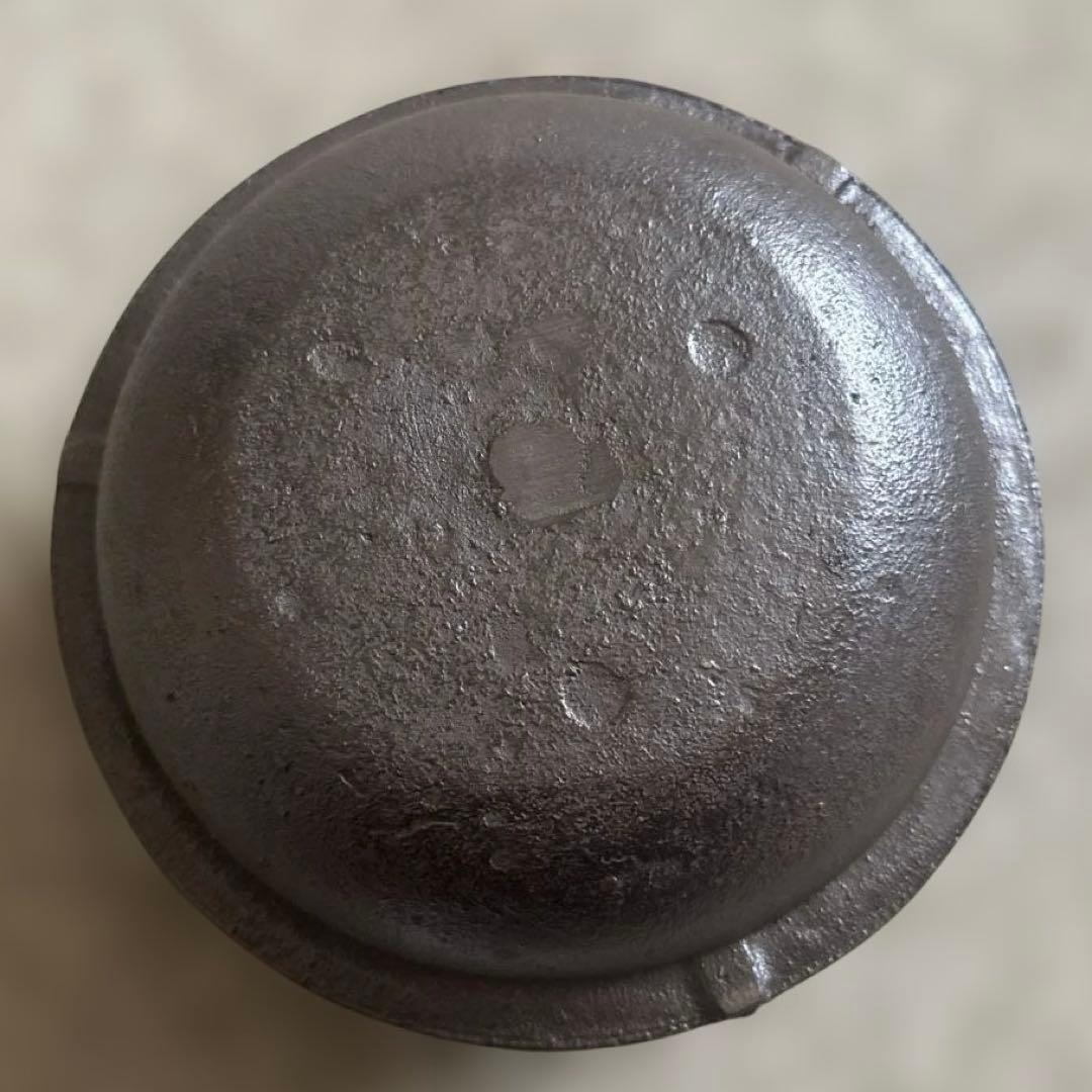 【茶道具】風炉釜 電熱器 敷き瓦 3点セット