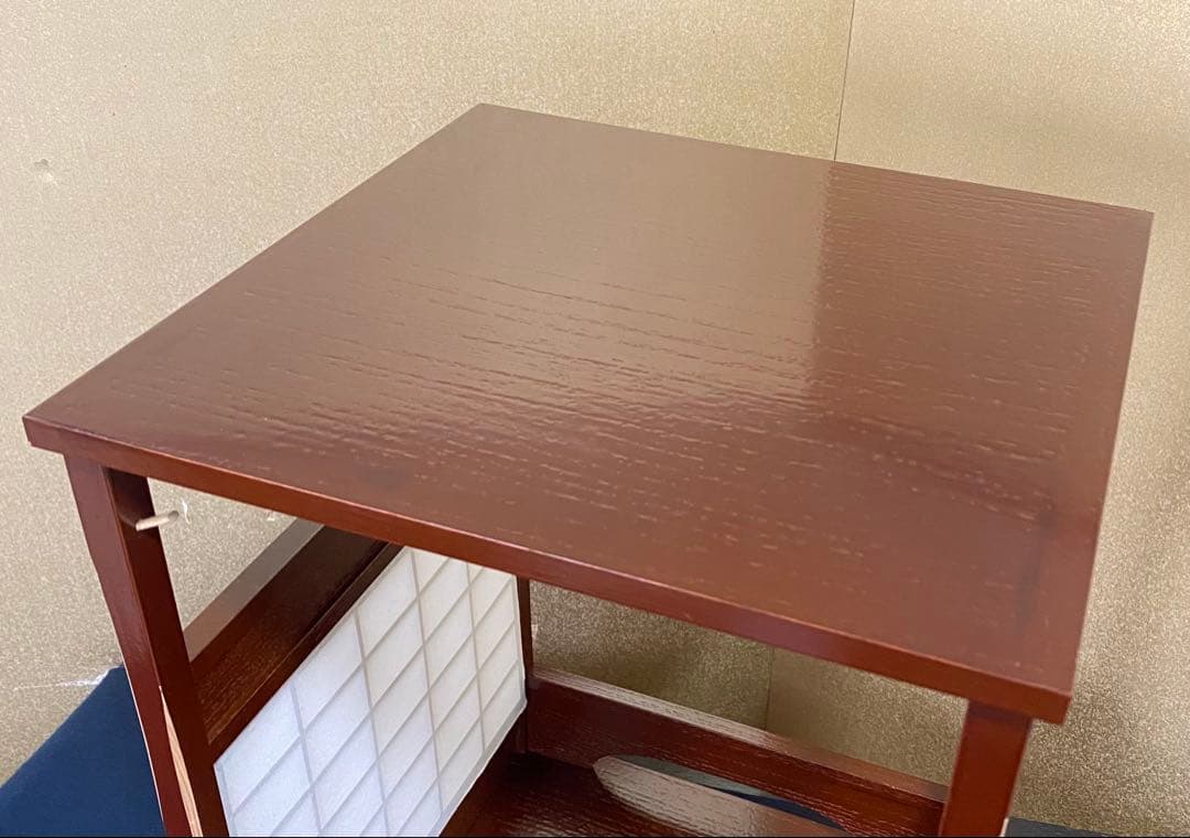 《R》茶道具 円能斎好 吉野棚 組立式 在銘 春秋館 元箱 260330B1
