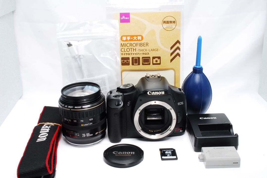 Canon EOS kiss X2 ❤️初心者❤️デジタル一眼レフスターターセット