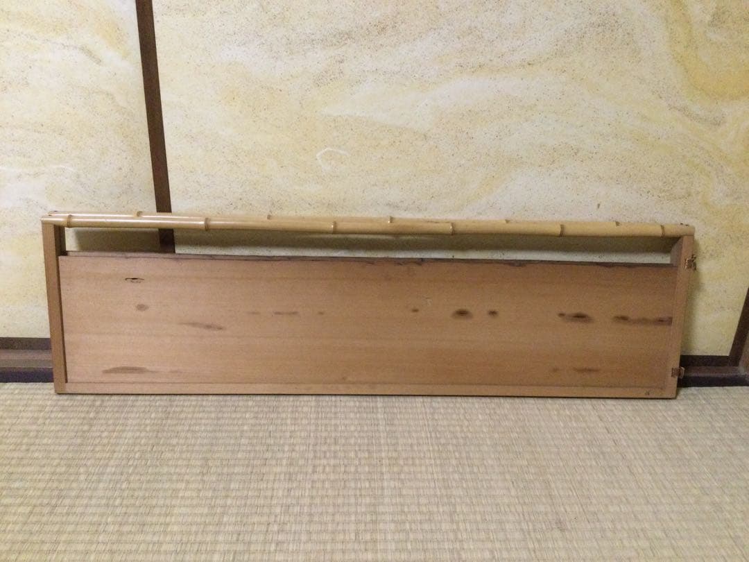 太山寺国宝仁王門古材 風炉先屏風 岩木裕軒作 昭和7年 茶道具 供箱 L210