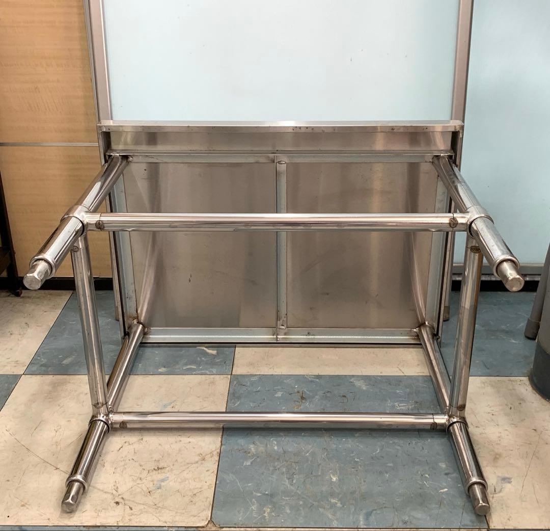 業務用ステンレス作業台 調理台 高さ590㎜×幅750㎜×奥行530㎜