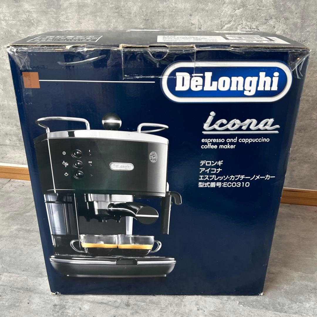 DeLonghi EC0310BK エスプレッソ・カプチーノメーカー　ブラック