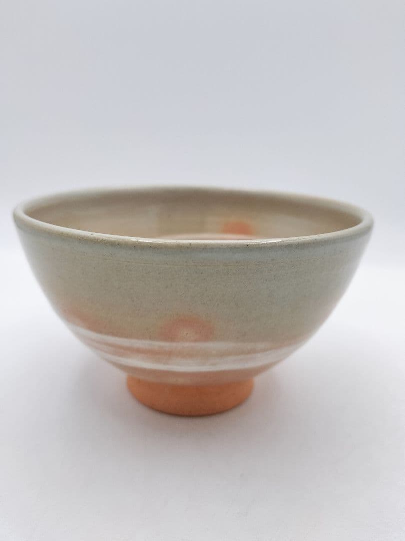 c962 数茶碗 五個セット 御本手内刷毛目 紙箱　茶道具 古物