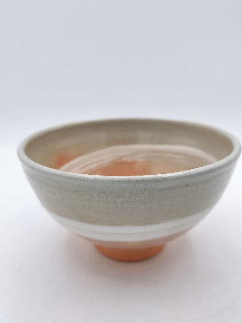 c962 数茶碗 五個セット 御本手内刷毛目 紙箱　茶道具 古物