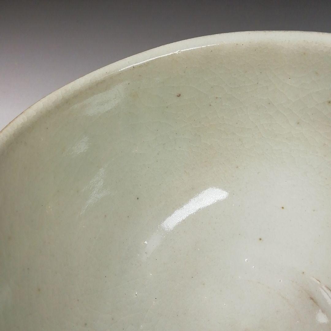 Ｔ４６１　茶碗　『粉引茶碗』『子の日窯　大島久興 作』　共箱　抹茶碗　茶道具