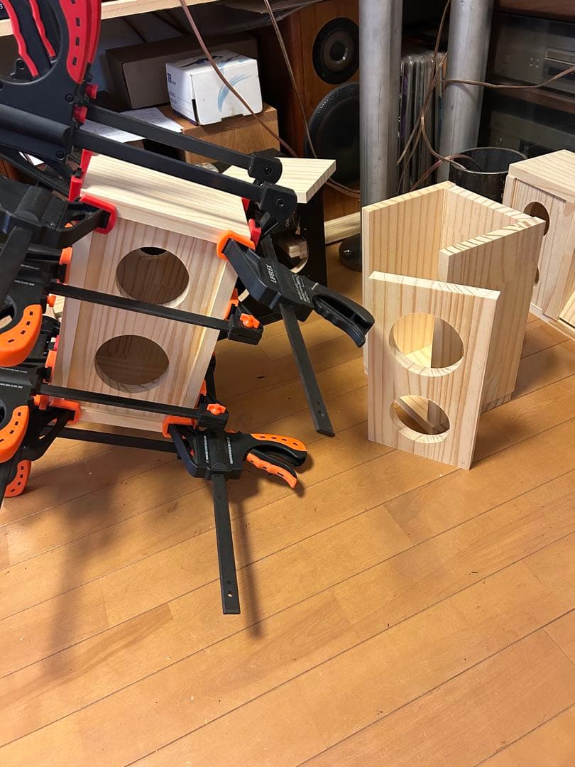 自作スピーカー 2WAY密閉型ネオジウムスピーカー
