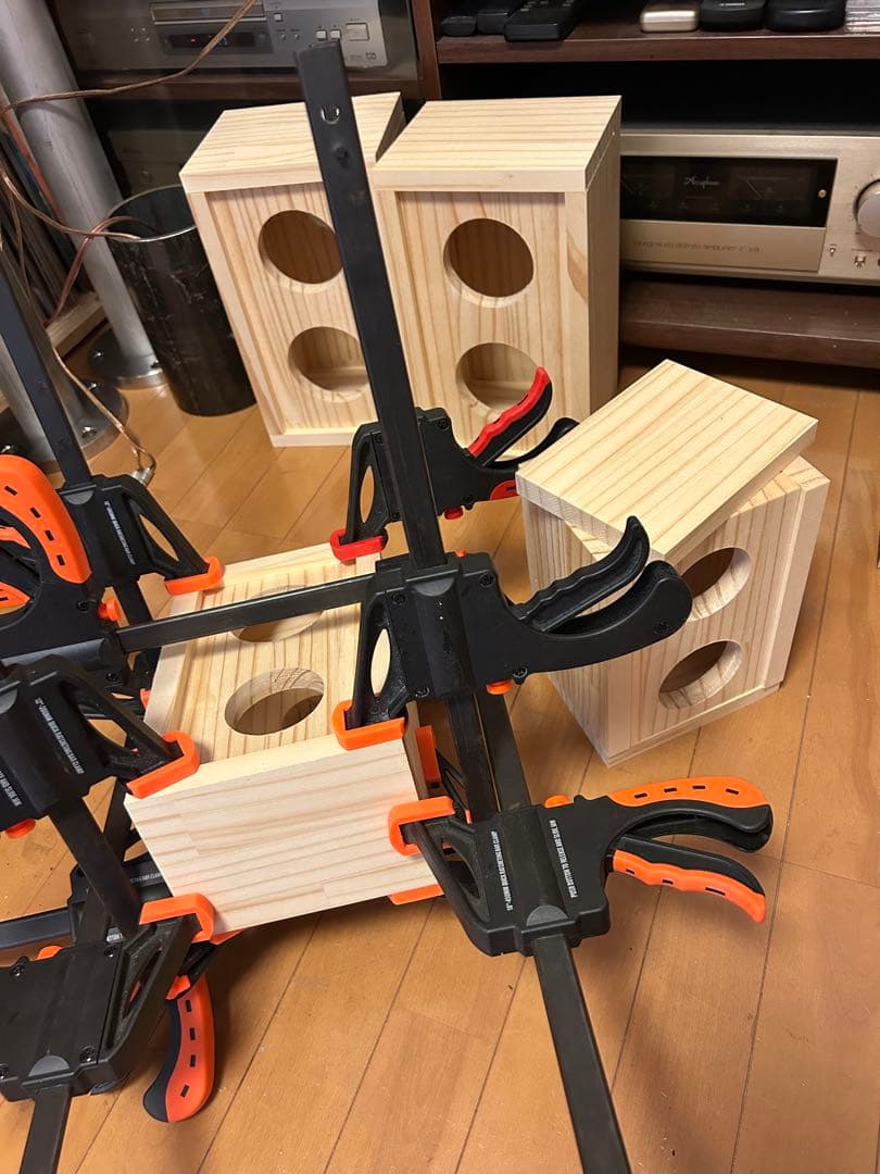 自作スピーカー 2WAY密閉型ネオジウムスピーカー