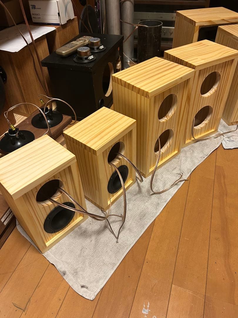 自作スピーカー 2WAY密閉型ネオジウムスピーカー