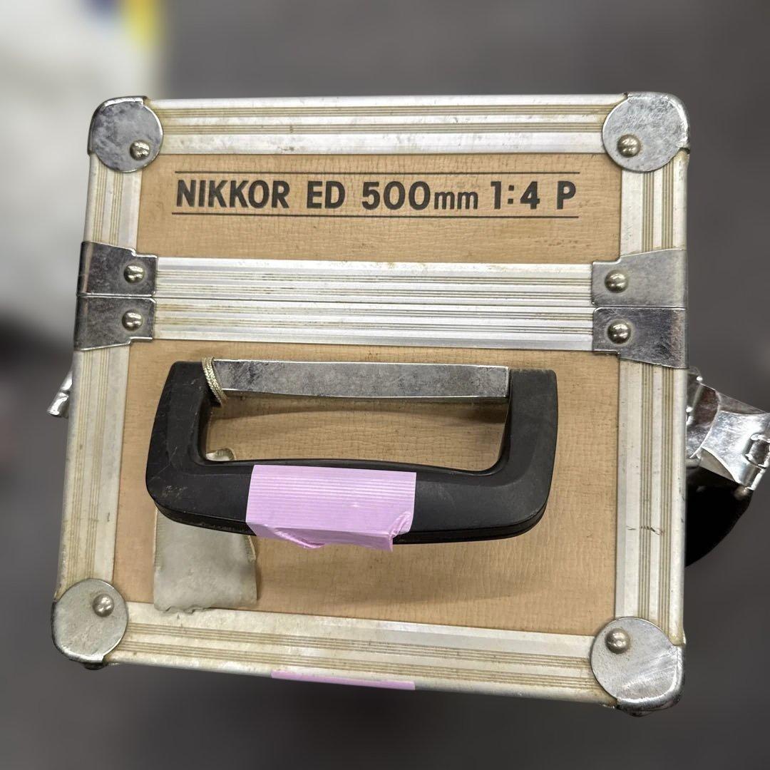 Nikko ED500mmIF専用ケース付きニコンマニュアルフォーカス望遠レンズ