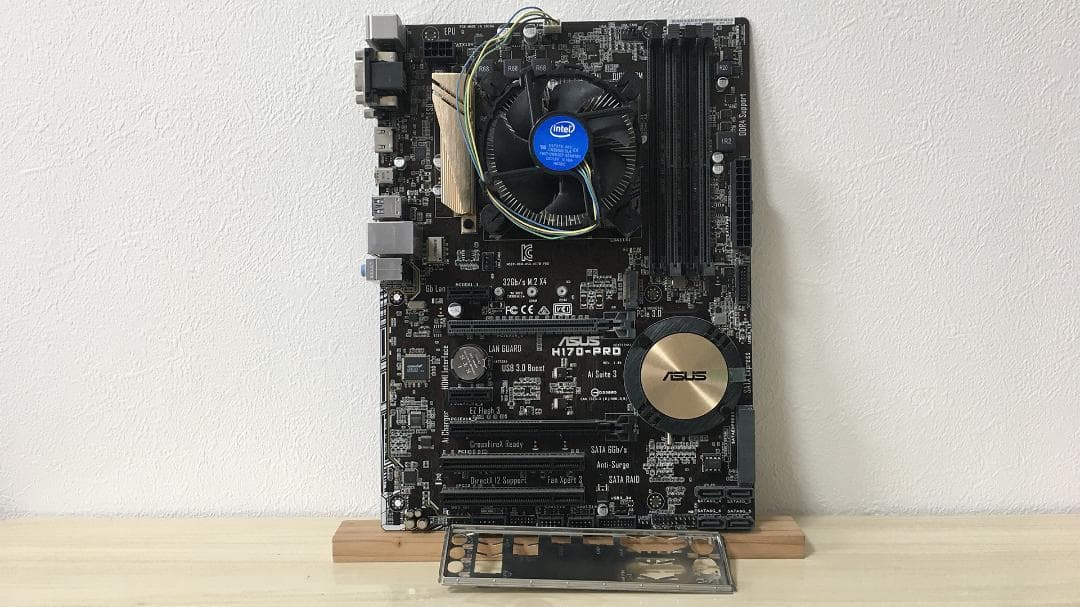 ASUS H170-PRO マザーボード　＋　Core i5 6600 CPU