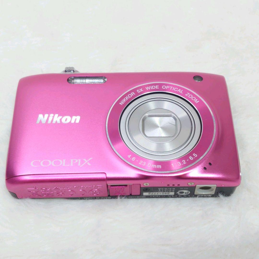 ✨美品✨Nikon COOLPIX S3100 ピンク デジカメ 動作品