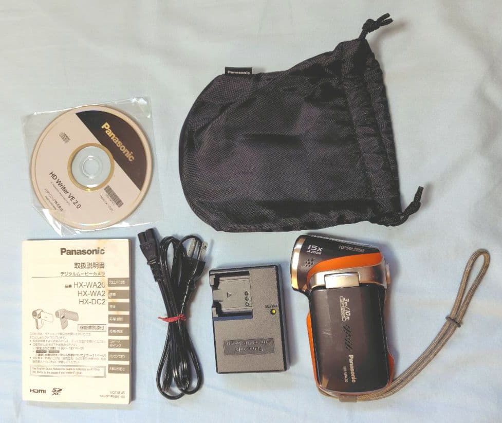 Panasonic　デジタルビデオカメラ HX-WA20-H(中古)