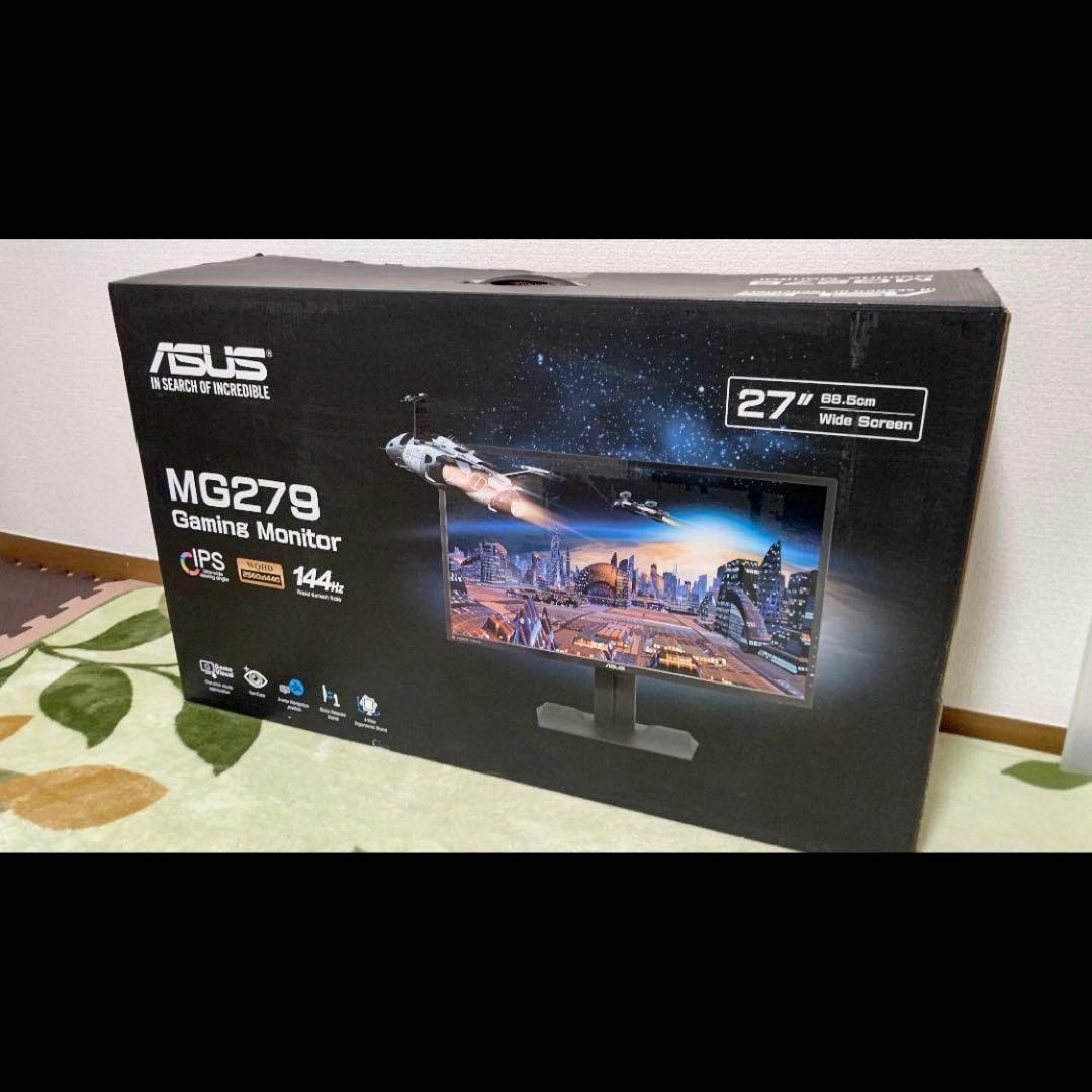 ASUSディスプレイ MG279 144Hz WQHD 27インチ