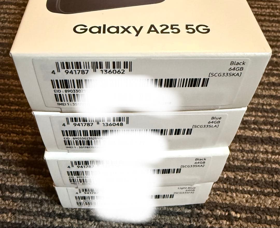 Samsung Galaxy A25 5G 4台 セット