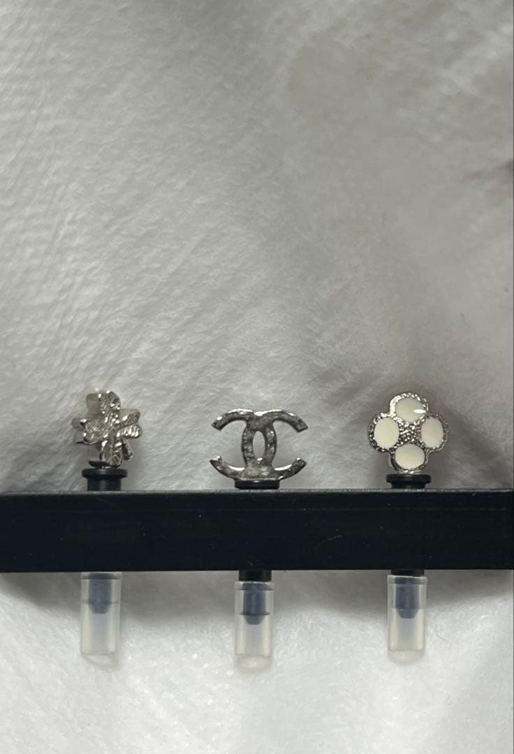 CHANEL シャネル　イヤホンジャック　花柄　3点セット