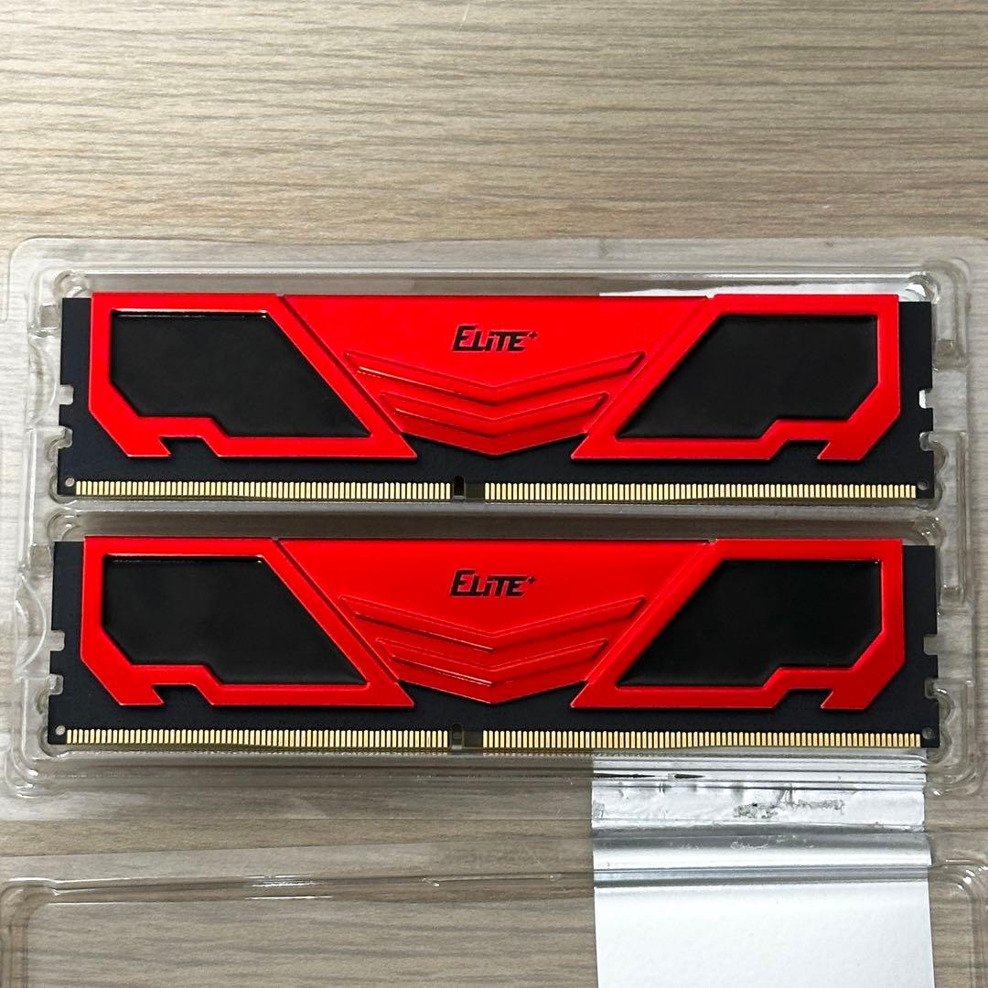 32GB（16GBx2枚）✨T-FORCE ELITE DDR4 3200MHz