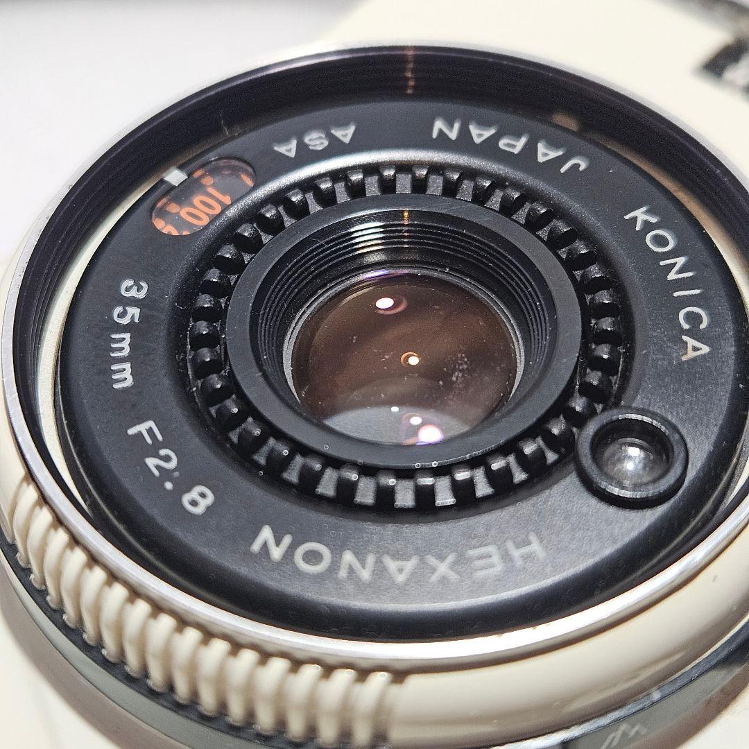 Konica C35 EF3 フィルムカメラ 白 動作確認済