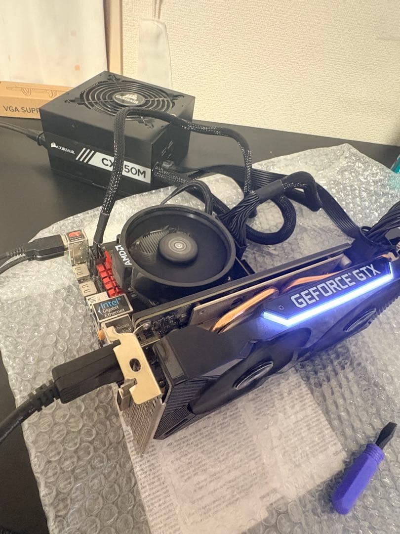 Ryzen 5 2600 ＆ Mini-ITXマザーボード バックパネル付