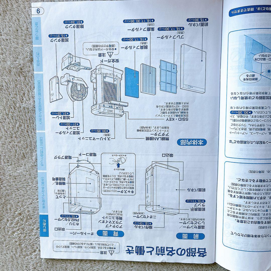 DAIKIN MCZ70W-T 空気清浄機 除加湿機能付 ダイキン