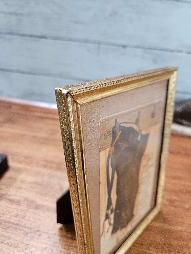 USA VINTAGE フォトフレーム 写真立て アンティーク葉書付き