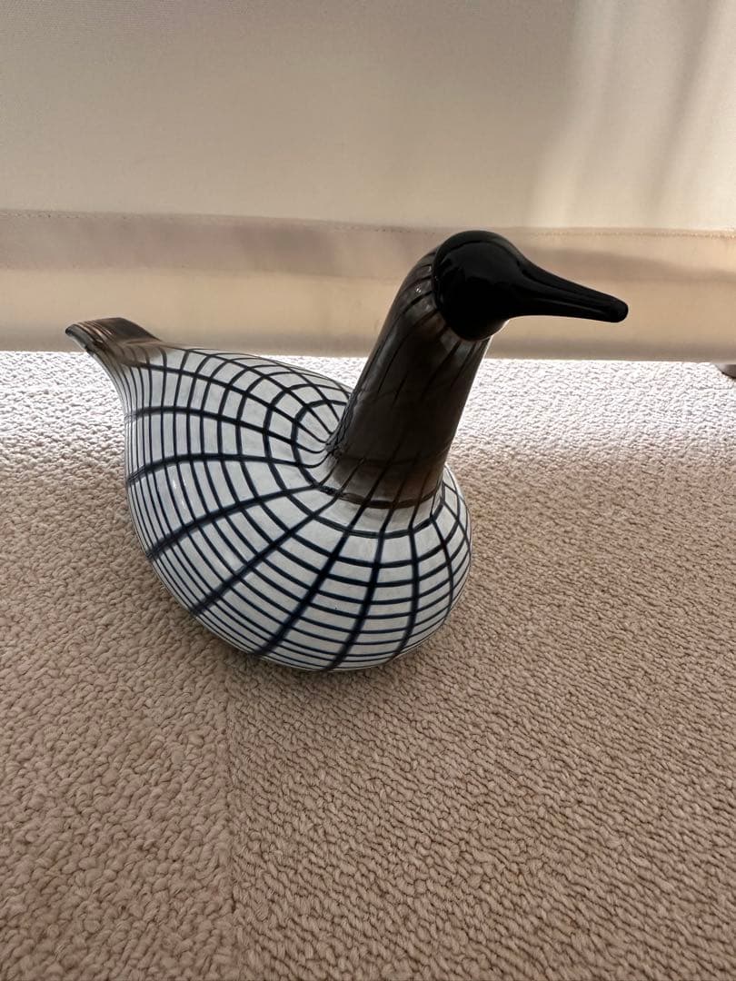 工芸品 OIVA TOIKKA BIRD Small Loon Pikku-Kuikka