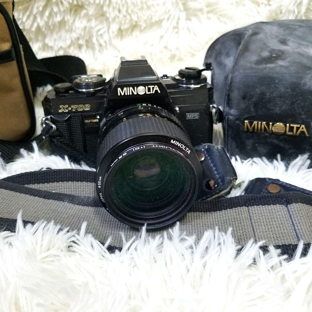 【美品】MINOLTA X-700 一眼レフカメラ 55mmレンズ カメラカバー