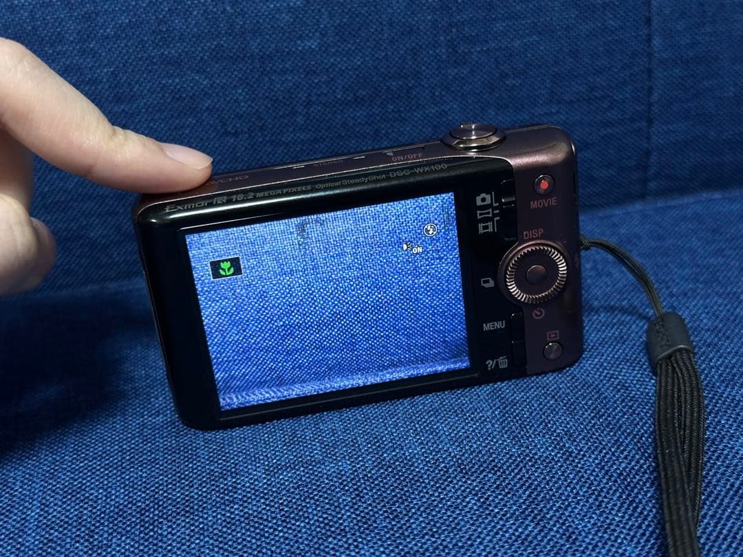 動作確認済み SONY DSC-WX100 ブラウン 茶色 スマホ転送 セット