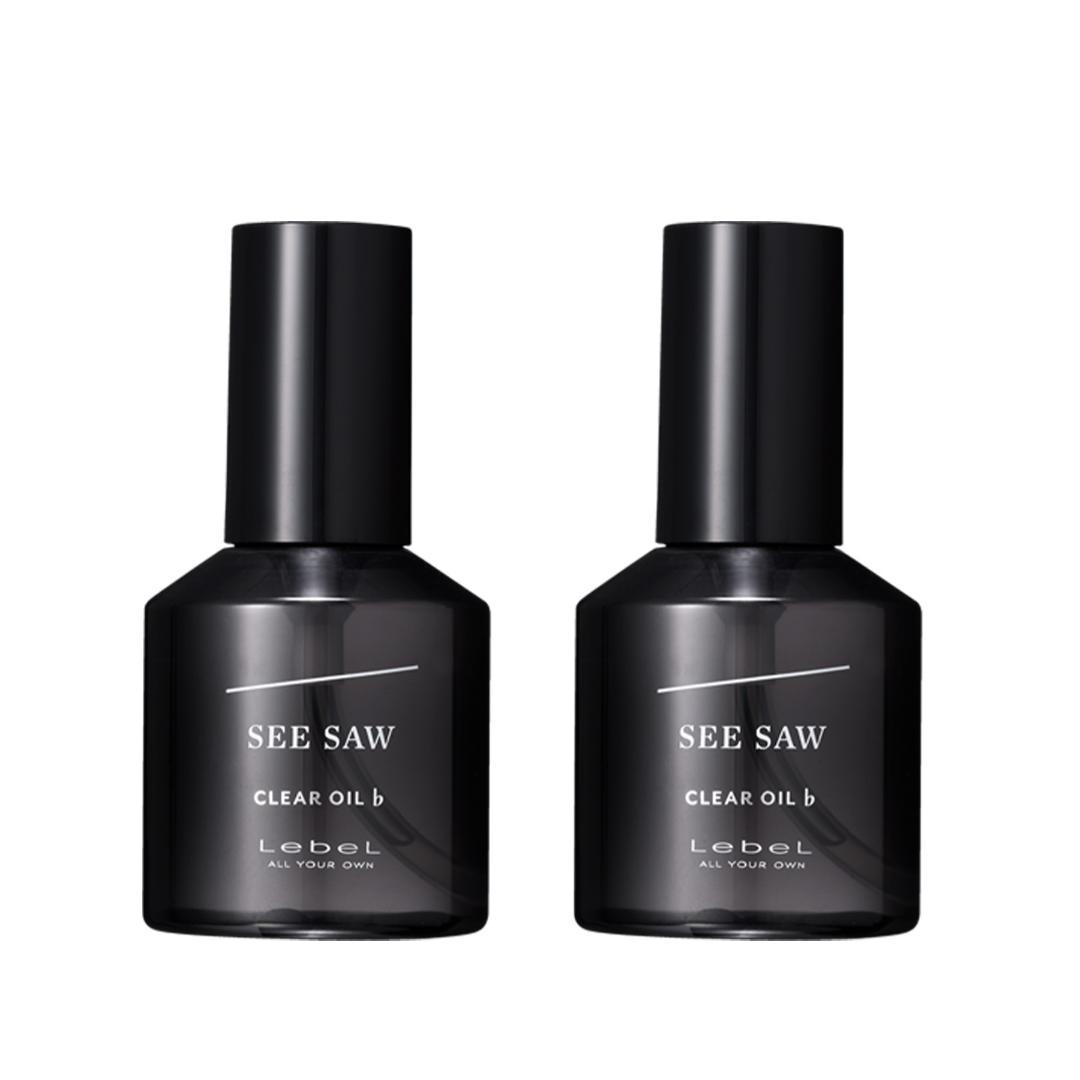 ルベル SEE/SAW クリアオイル フラット 80ml 2本セット