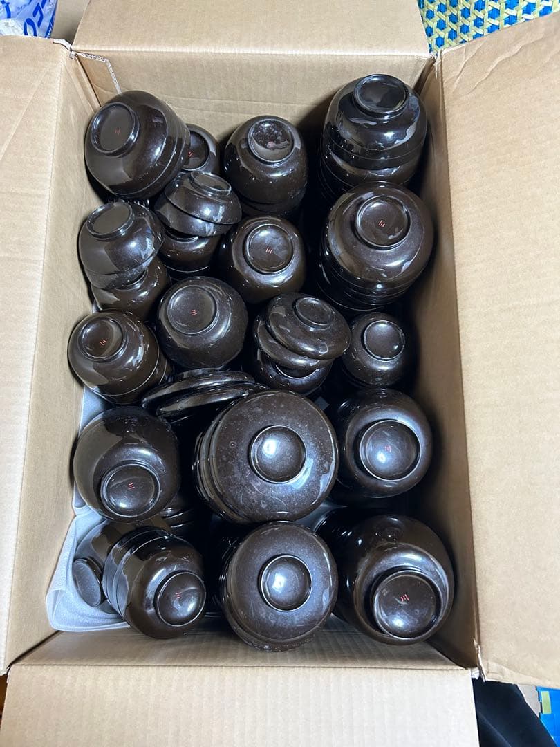 明治　大正　漆椀　4種類×20セット　蓋付き　お椀　茶碗　煮物ZARA