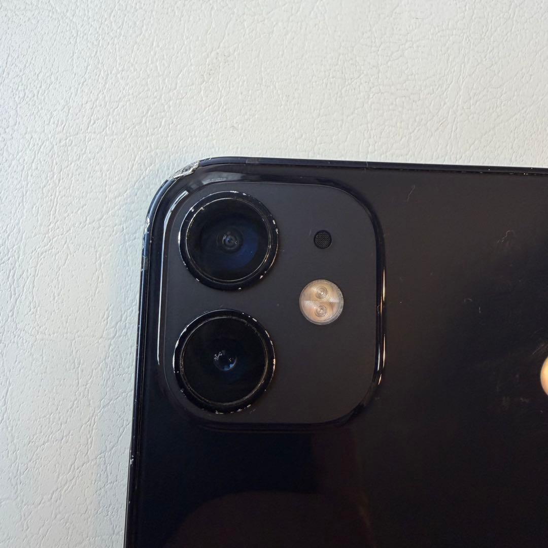 iPhone 12 mini 64GB ブラック 割れあり　動作良好