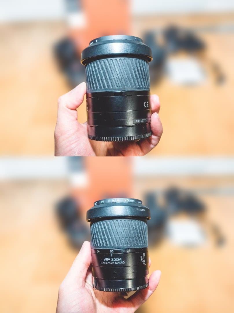 【ジャンク】SONY α100 デジタル一眼レフカメラ　レンズ4本セット