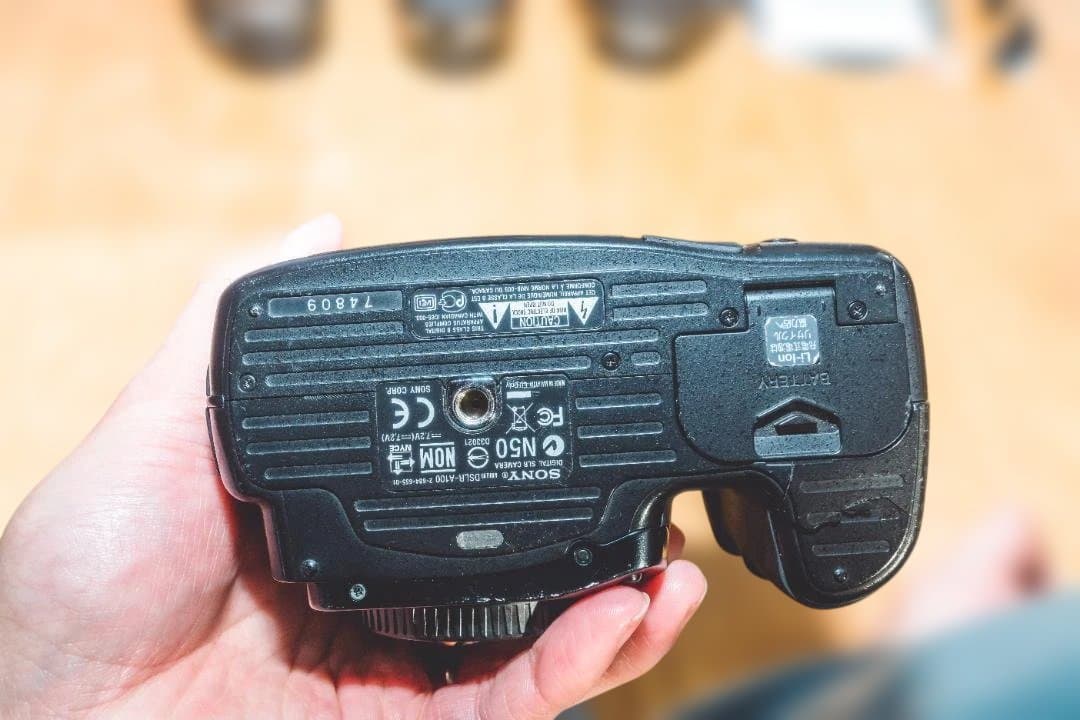 【ジャンク】SONY α100 デジタル一眼レフカメラ　レンズ4本セット
