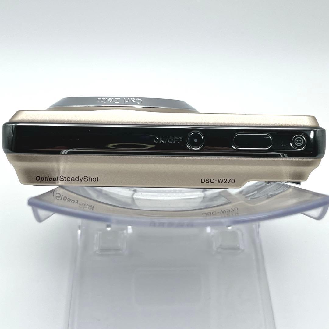 SONY Cyber-shot DSC-W270 コンデジ ゴールド