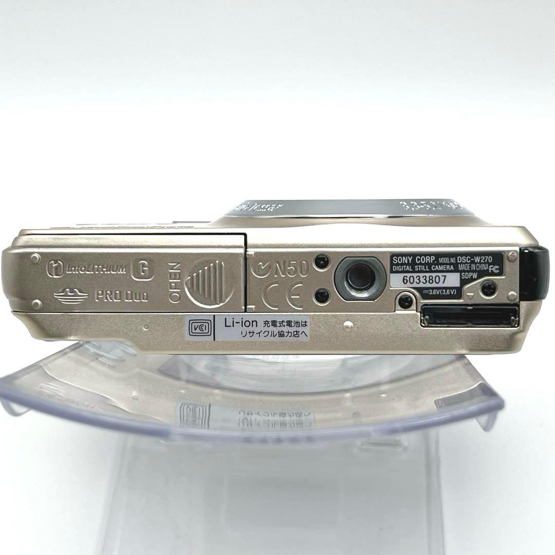 SONY Cyber-shot DSC-W270 コンデジ ゴールド