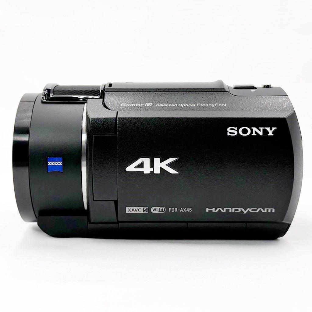 【美品】ソニー デジタル4Kビデオカメラレコーダー FDR-AX45 ブラック