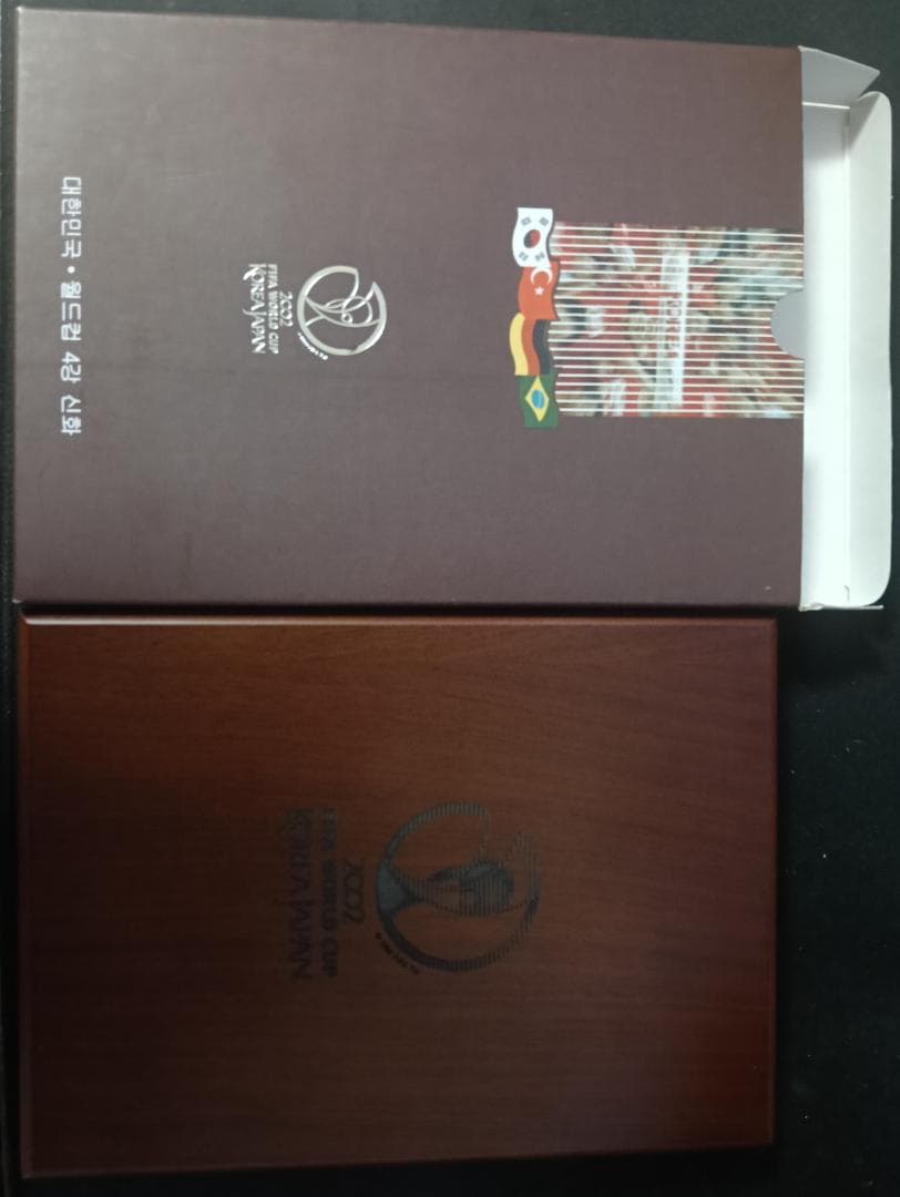 【超希少】2002 FIFAワールドカップ日韓共催大会 公式記念メダル＆カード