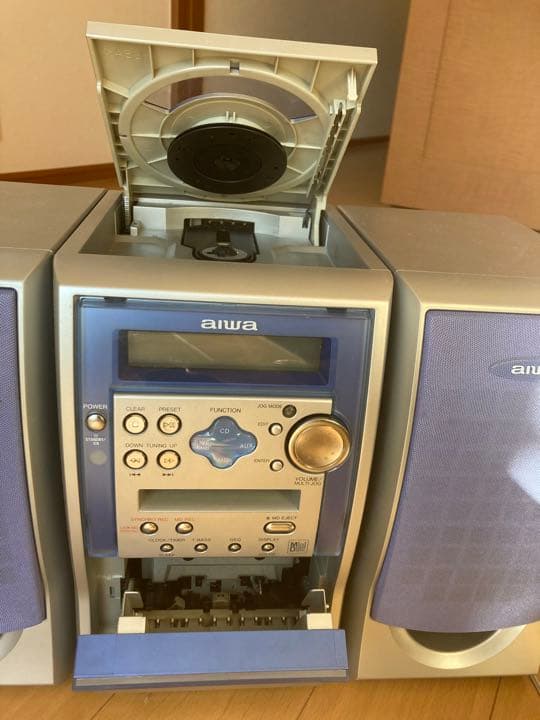 CD MD カセット　コンポ