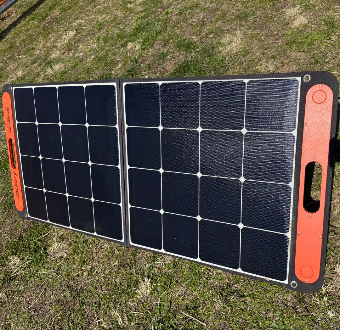 Jackery SolarSaga 100 100W ソーラー84W発電確認